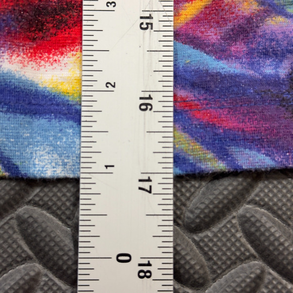 Chico's Top Women's XL Multicolor All-Over Print City V-Neck Stretch Long Sleeve - Picture 6 of 6